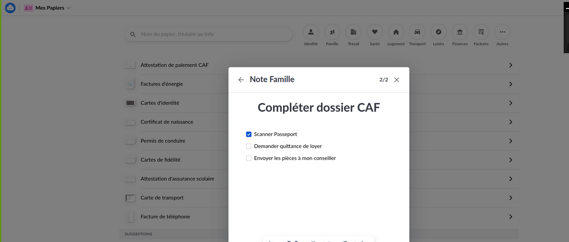 Simplifiez vos tâches administratives avec la nouvelle fonction de Notes Personnelles dans Cozy Mes Papiers !